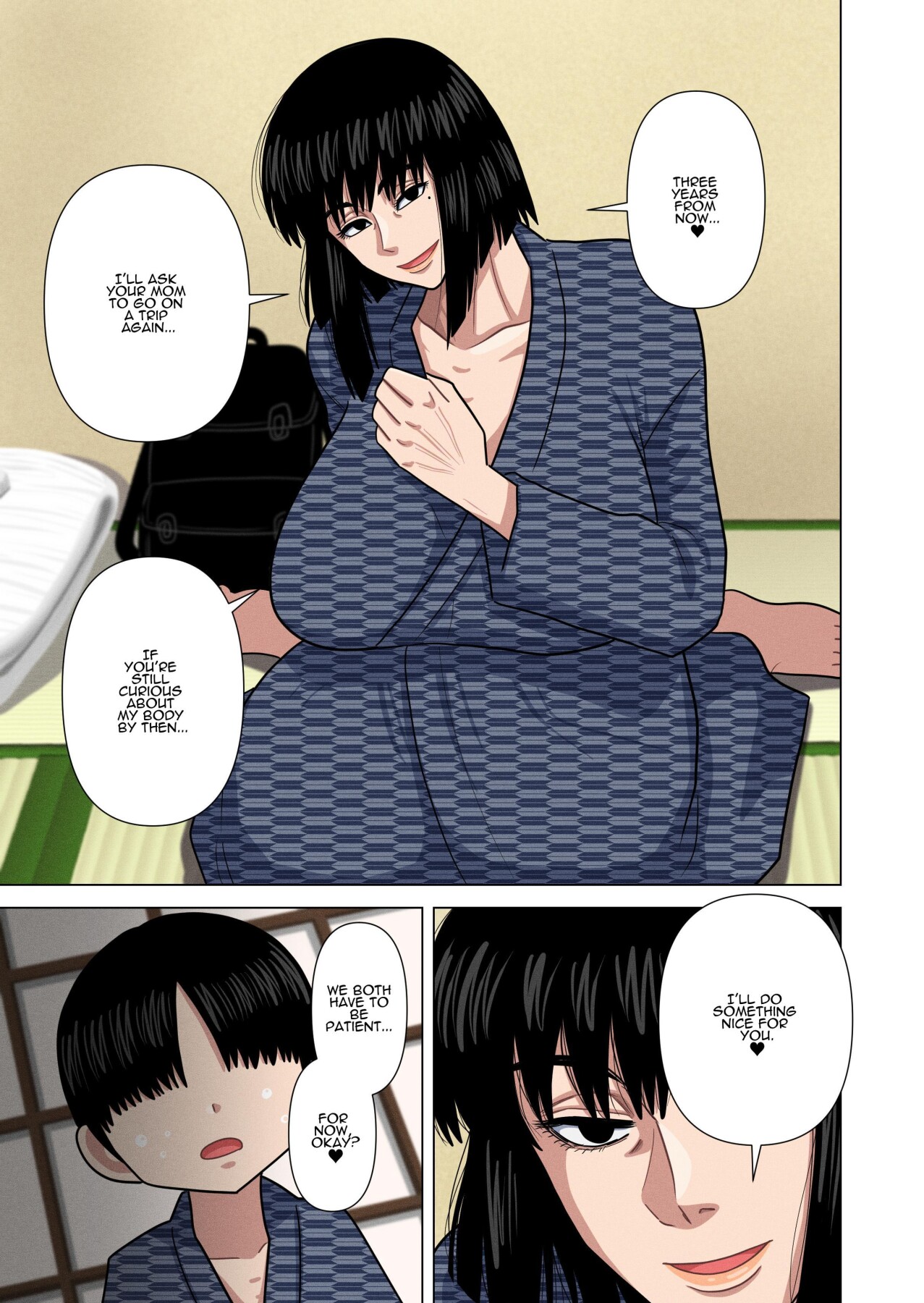 Hentai Manga Comic-Hotspring Trip With My Mom's Friend...-Read-16